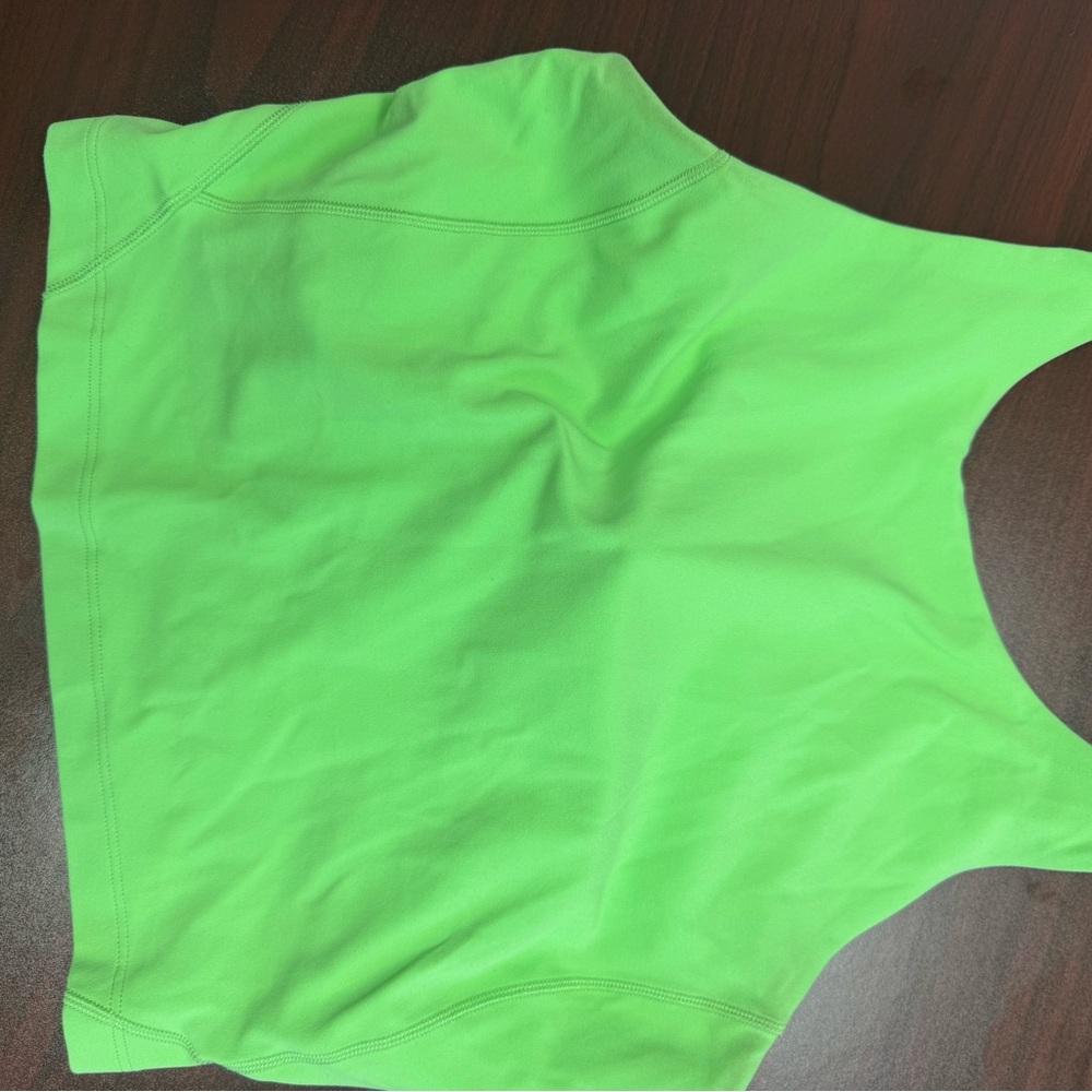 lululemon athletica Neon Green Scoop Tank